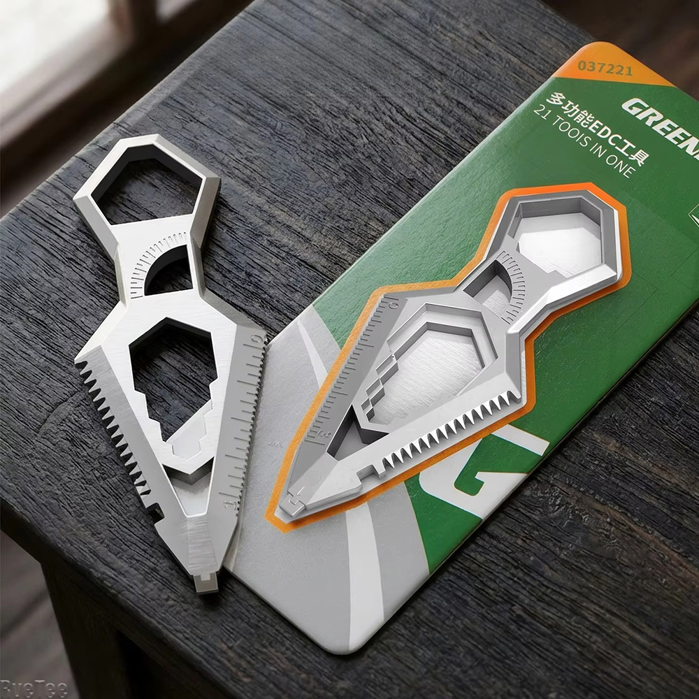 Edc Carry Accessories - EDC Multitool 10-in-1 Portable Keychain Combo