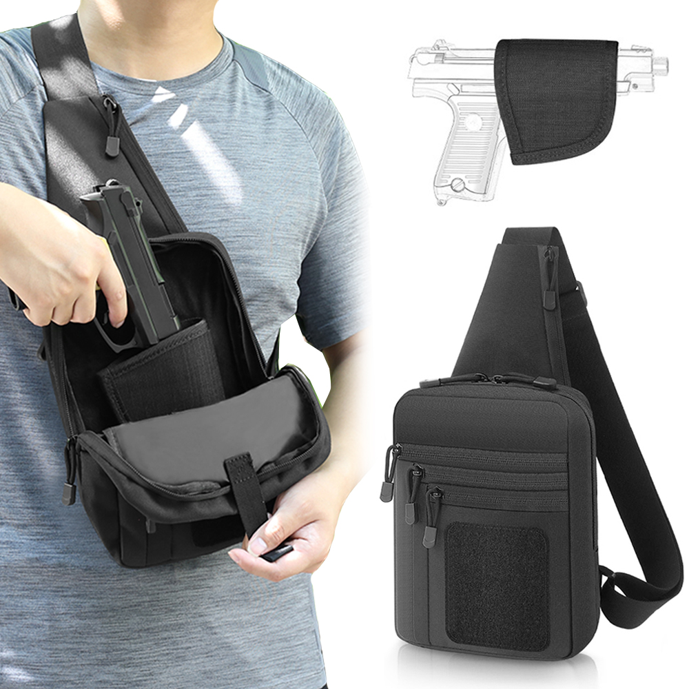 Edc Concealed Carry Sling Bag - Tactical Pistol Gun Bag Concealed Carry
