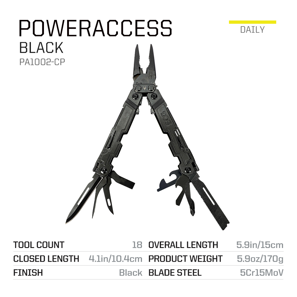 SOG 18 in 1 PowerAccess Compac - Edc Carry Pliers incelemesi ve fiyatı