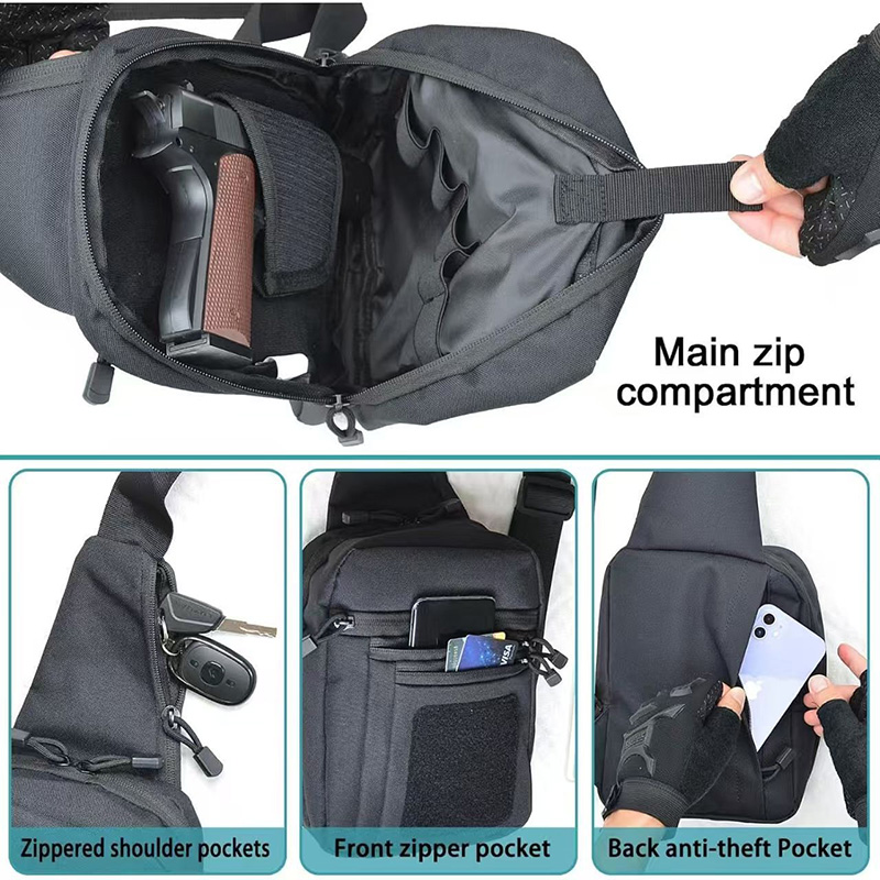 Tactical Pistol Gun Bag Concea - Edc Concealed Carry Sling Bag incelemesi ve fiyatı