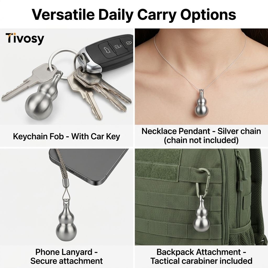 Tivosy Pure Titanium Lucky Gou - Pill Fob Capsule incelemesi ve fiyatı