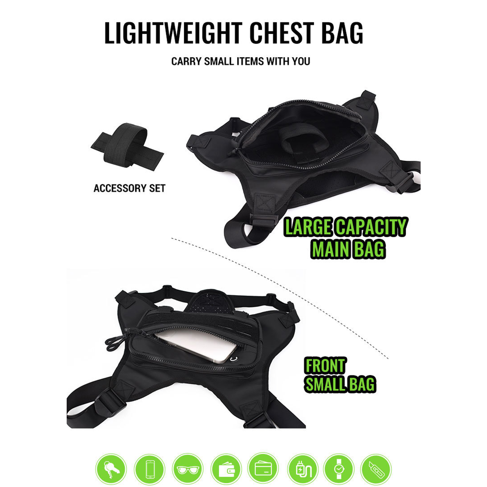 Men’s Outdoor EDC Chest Pack C - Edc Carry Bag For Men incelemesi ve fiyatı