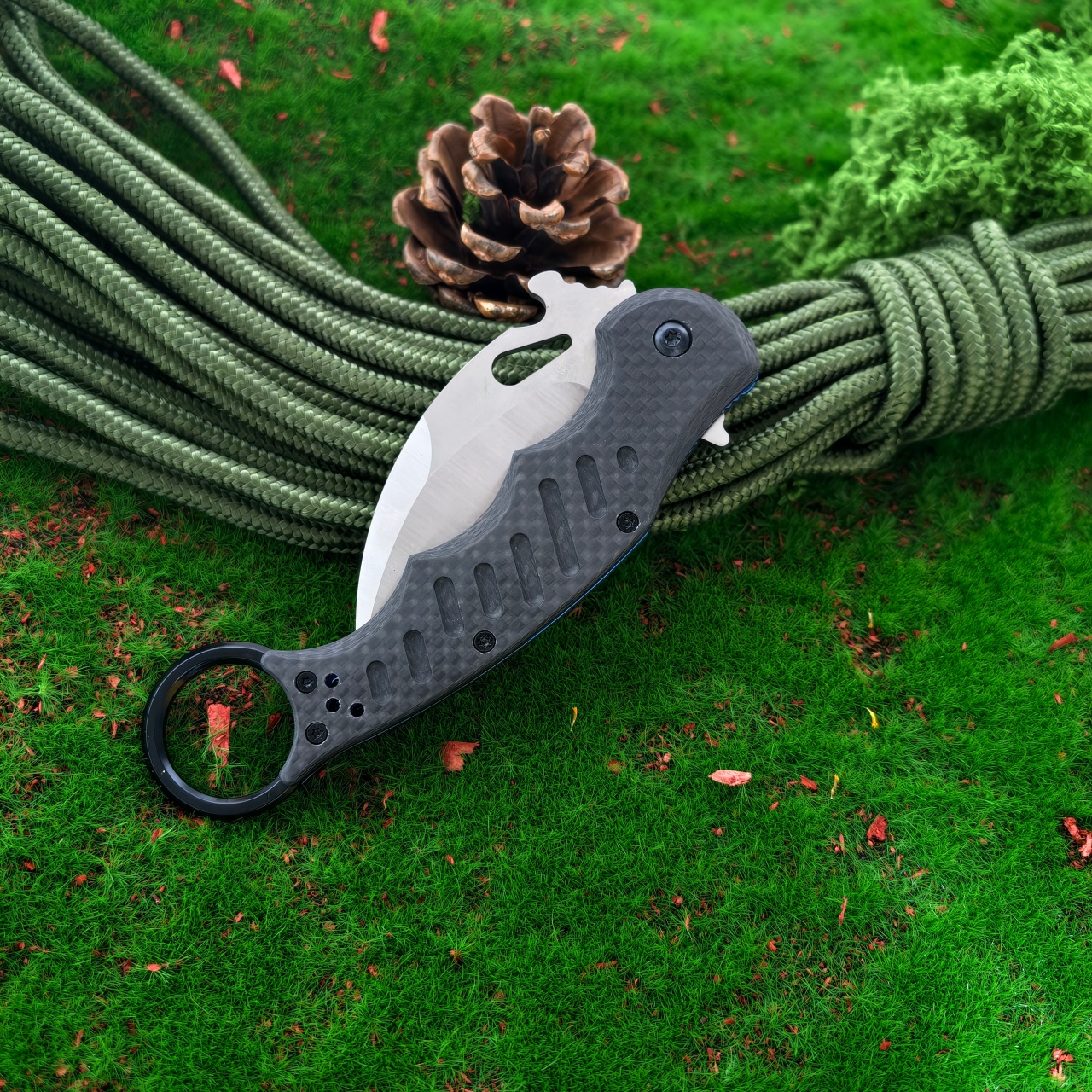 Claw shaped folding knife with - Edc Carry Knife incelemesi ve fiyatı