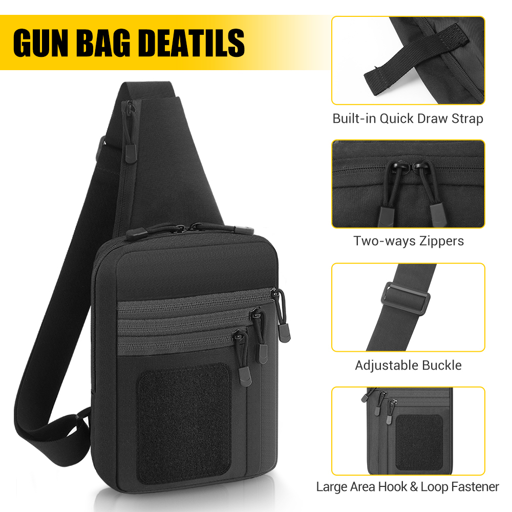 Tactical Pistol Gun Bag Concea - Edc Concealed Carry Sling Bag incelemesi ve fiyatı