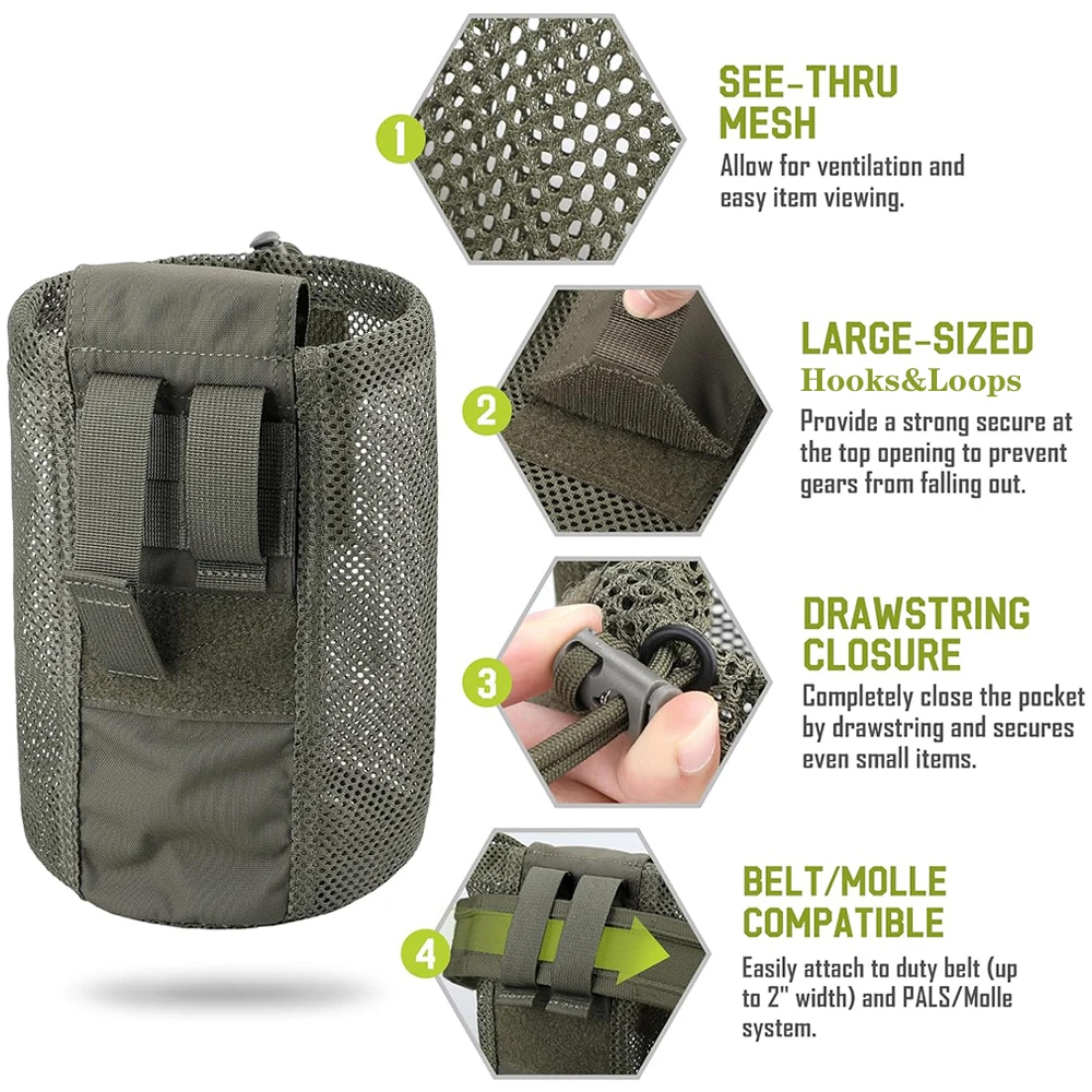 Foldable Molle Dump Drop Pouch - Edc Able Carry incelemesi ve fiyatı