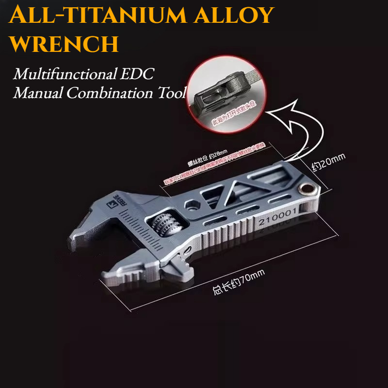 TC4 All-titanium Alloy Wrench  - Edc Carry Pliers incelemesi ve fiyatı