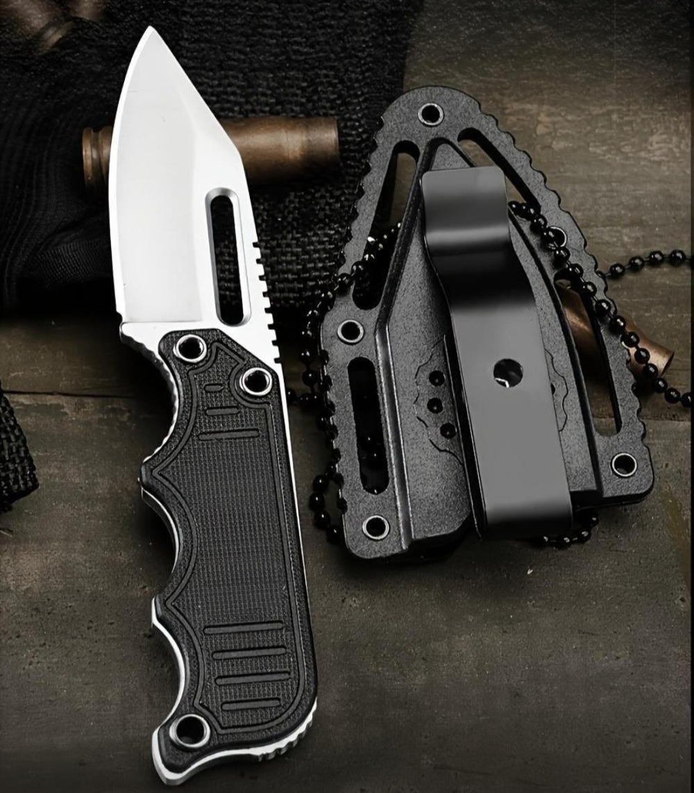 Portable Neck Knife with Kydex - Edc Carry Fixed Blade incelemesi ve fiyatı