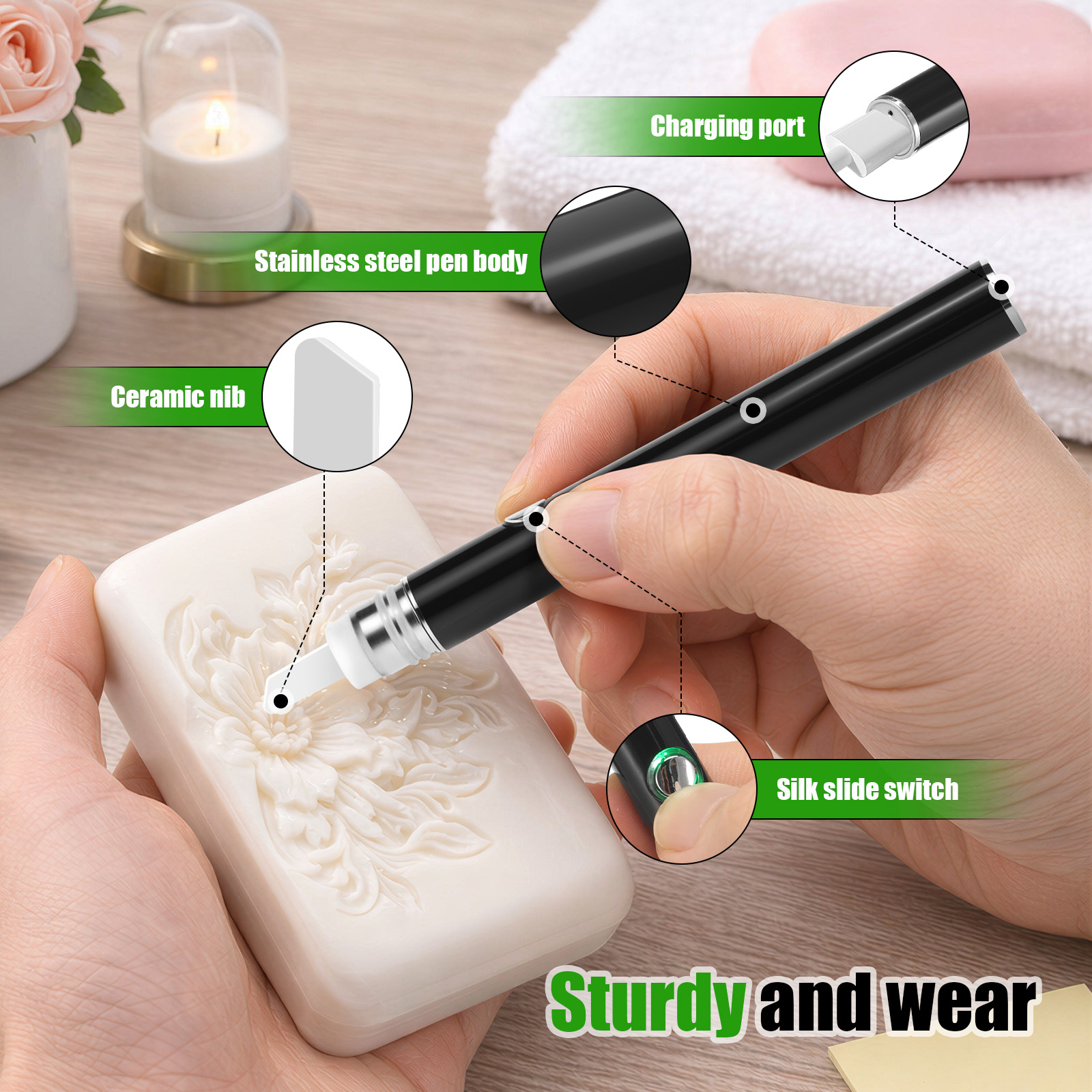 Electric Hot Knife Multifuncti - Pocket Knife Ceramic incelemesi ve fiyatı