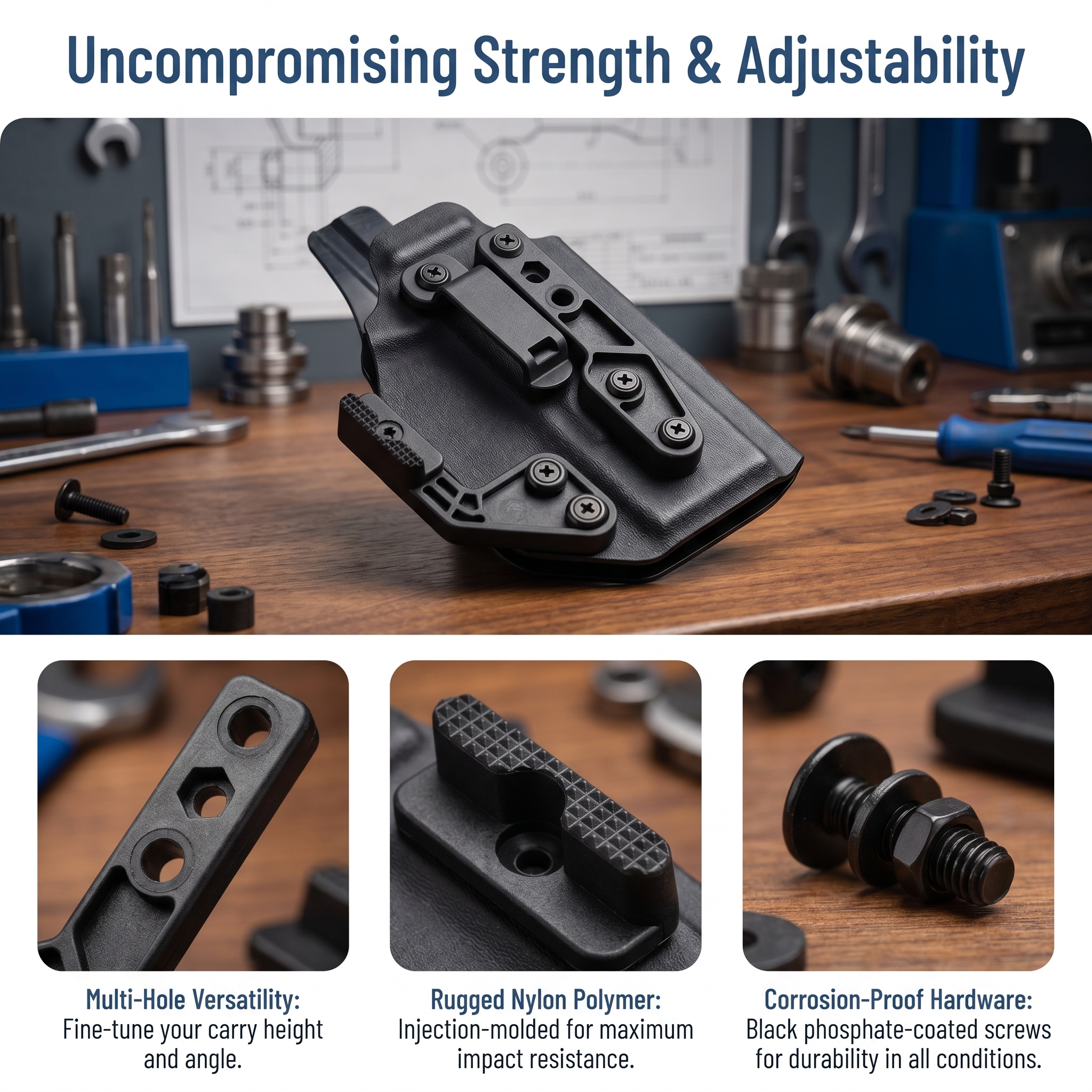 Adjustable Polymer Knife Holst - Edc Carry Positions incelemesi ve fiyatı