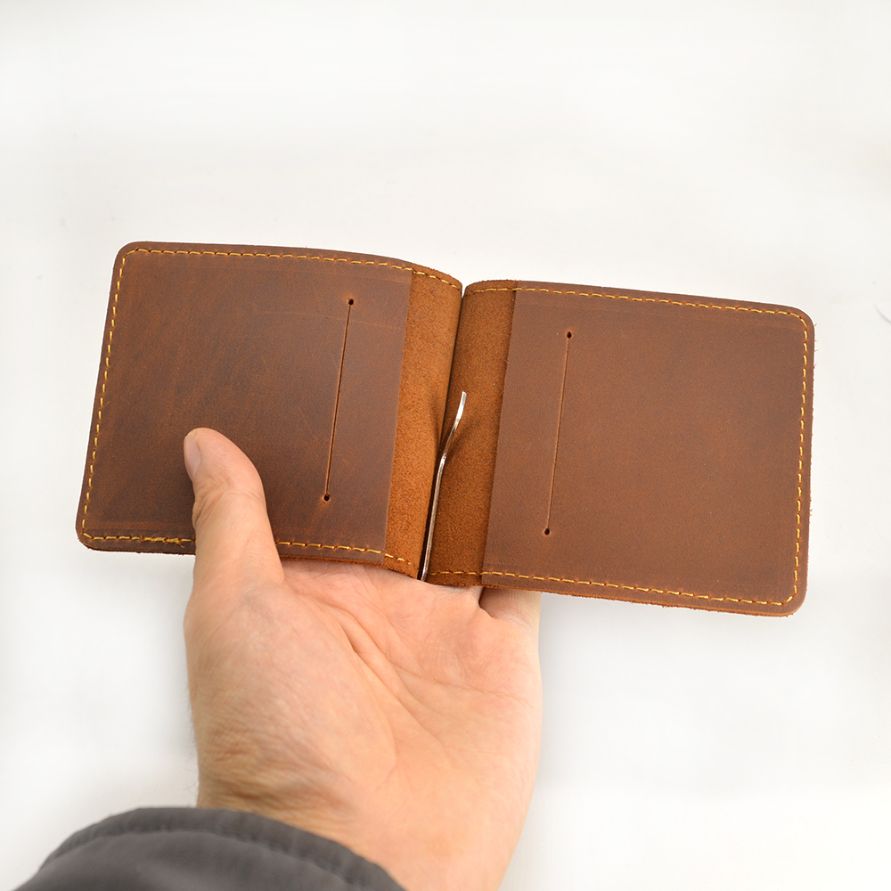 Handmade Genuine Leather Money - Money Clip Magnetic incelemesi ve fiyatı