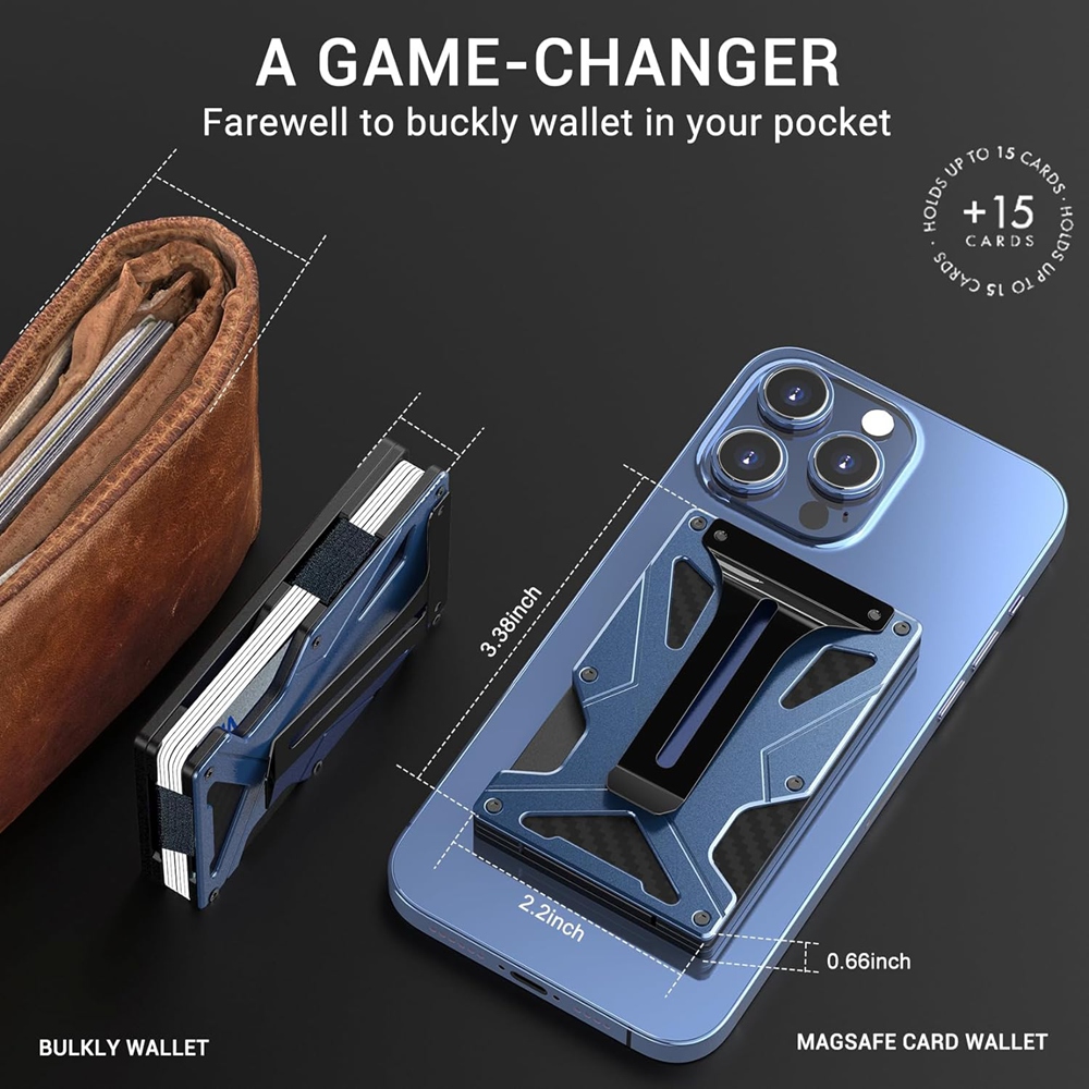 Magnetic Phone Wallet Compatib - Money Clip Magnetic incelemesi ve fiyatı