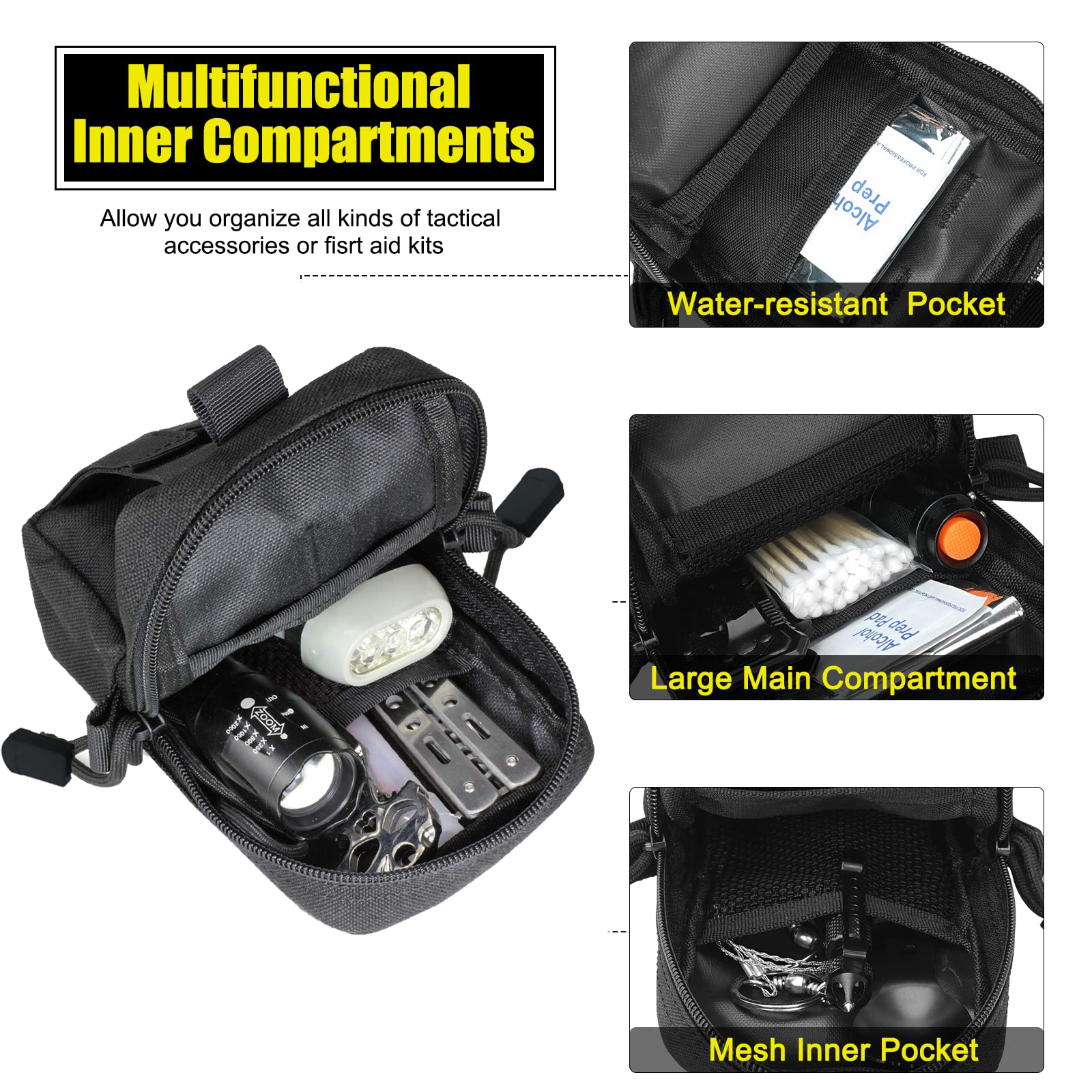 Tactical Molle Pouch Waist Bag - Edc Carry Pack incelemesi ve fiyatı
