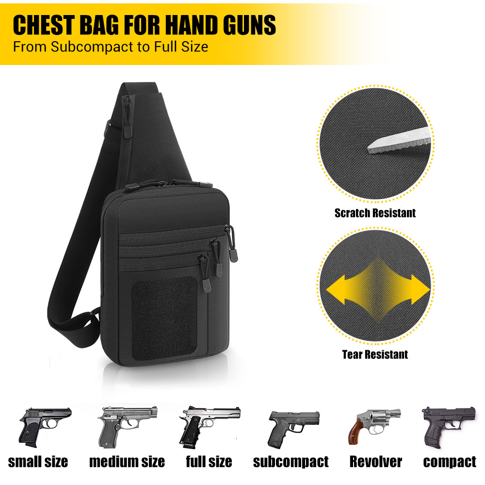Tactical Pistol Gun Bag Concea - Edc Concealed Carry Sling Bag incelemesi ve fiyatı