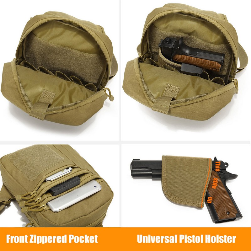 New Tactical Chest Bag Pistol  - Edc Carry Bag For Men incelemesi ve fiyatı