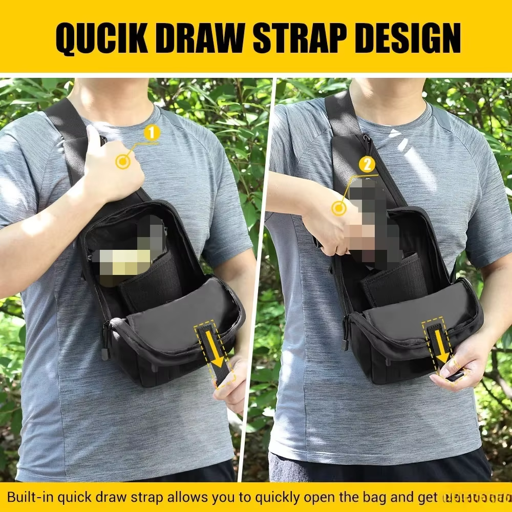 Tactical Gun Bag Concealed Car - Edc Concealed Carry Sling Bag incelemesi ve fiyatı