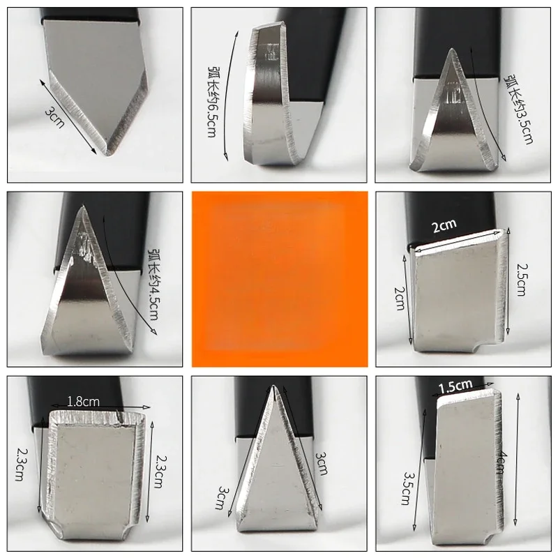 New 8 Pack Metal Clay Carving  - Pocket Knife Ceramic incelemesi ve fiyatı