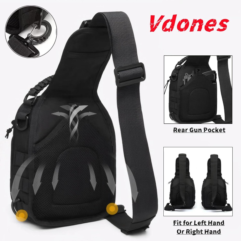 Tactical Sling Bag for Men Con - Edc Carry Bag For Men incelemesi ve fiyatı