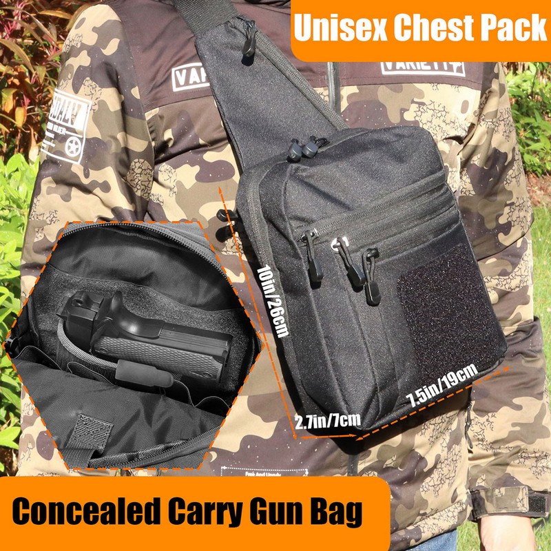 New Tactical Chest Bag Pistol  - Edc Carry Backpack incelemesi ve fiyatı