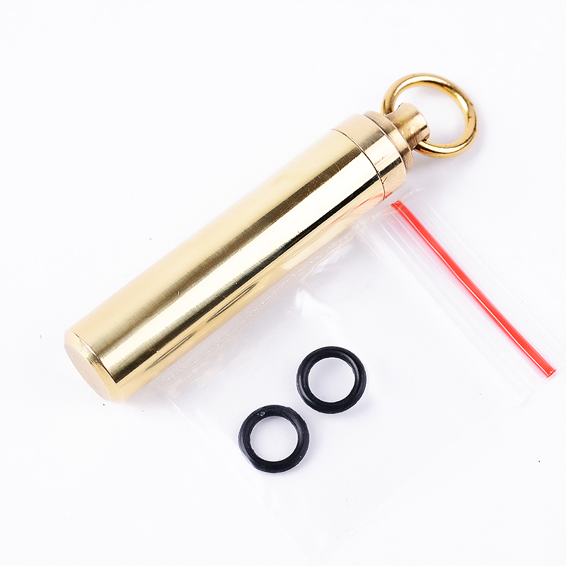1 PC Solid Brass Waterproof Pi - Pill Fob Capsule incelemesi ve fiyatı