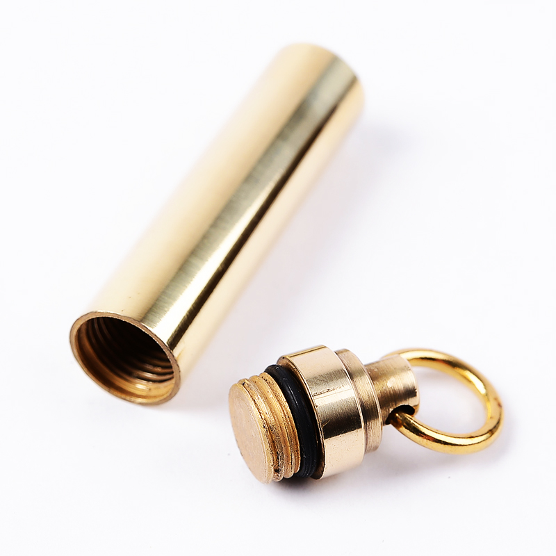 1 PC Solid Brass Waterproof Pi - Pill Fob Capsule incelemesi ve fiyatı