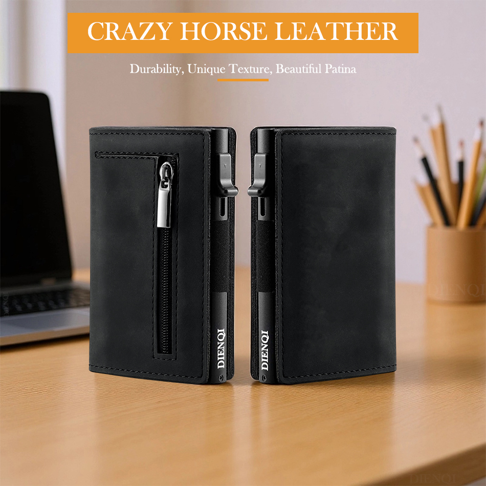 Cowhide Credit Card Holder Gen - Money Clip Magnetic incelemesi ve fiyatı