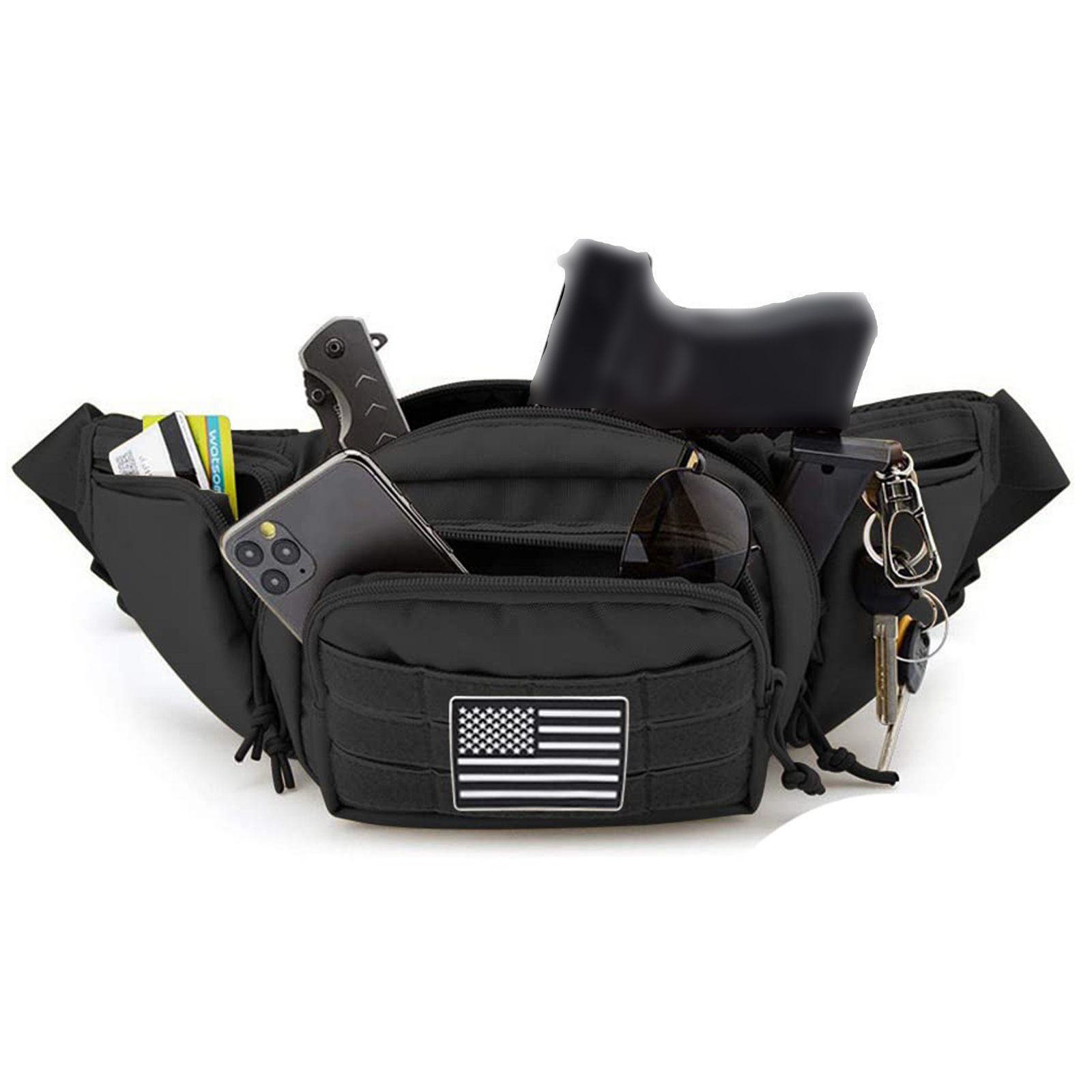 Tactical Fanny Pack Gun Holste - Edc Carry Bag For Men incelemesi ve fiyatı