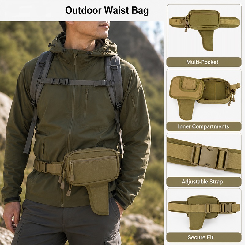 Multifunctional Waist Bag Nylo - Edc Carry Bag For Men incelemesi ve fiyatı