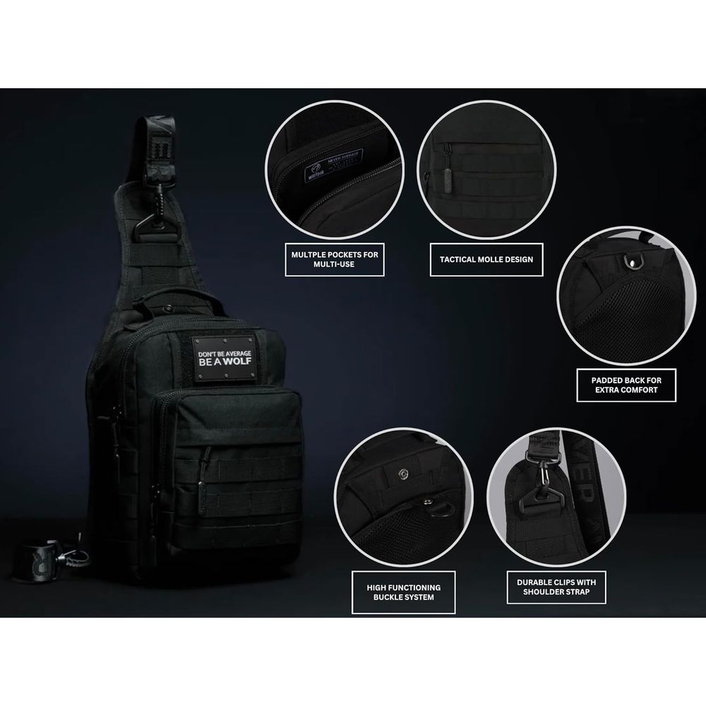9L Tactical Sling Bag for Conc - Edc Concealed Carry Sling Bag incelemesi ve fiyatı