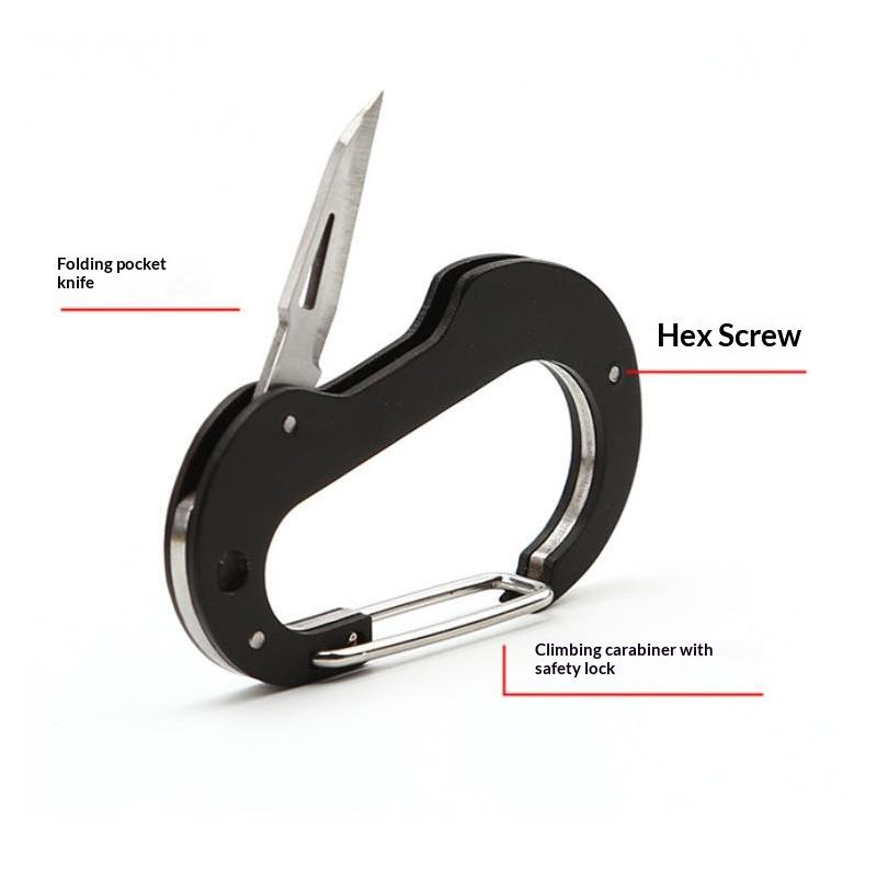 Outdoor Climbing Carabiner Mul - Edc Carry Knife incelemesi ve fiyatı