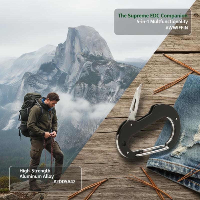 Outdoor Climbing Carabiner Mul - Edc Carry Knife incelemesi ve fiyatı