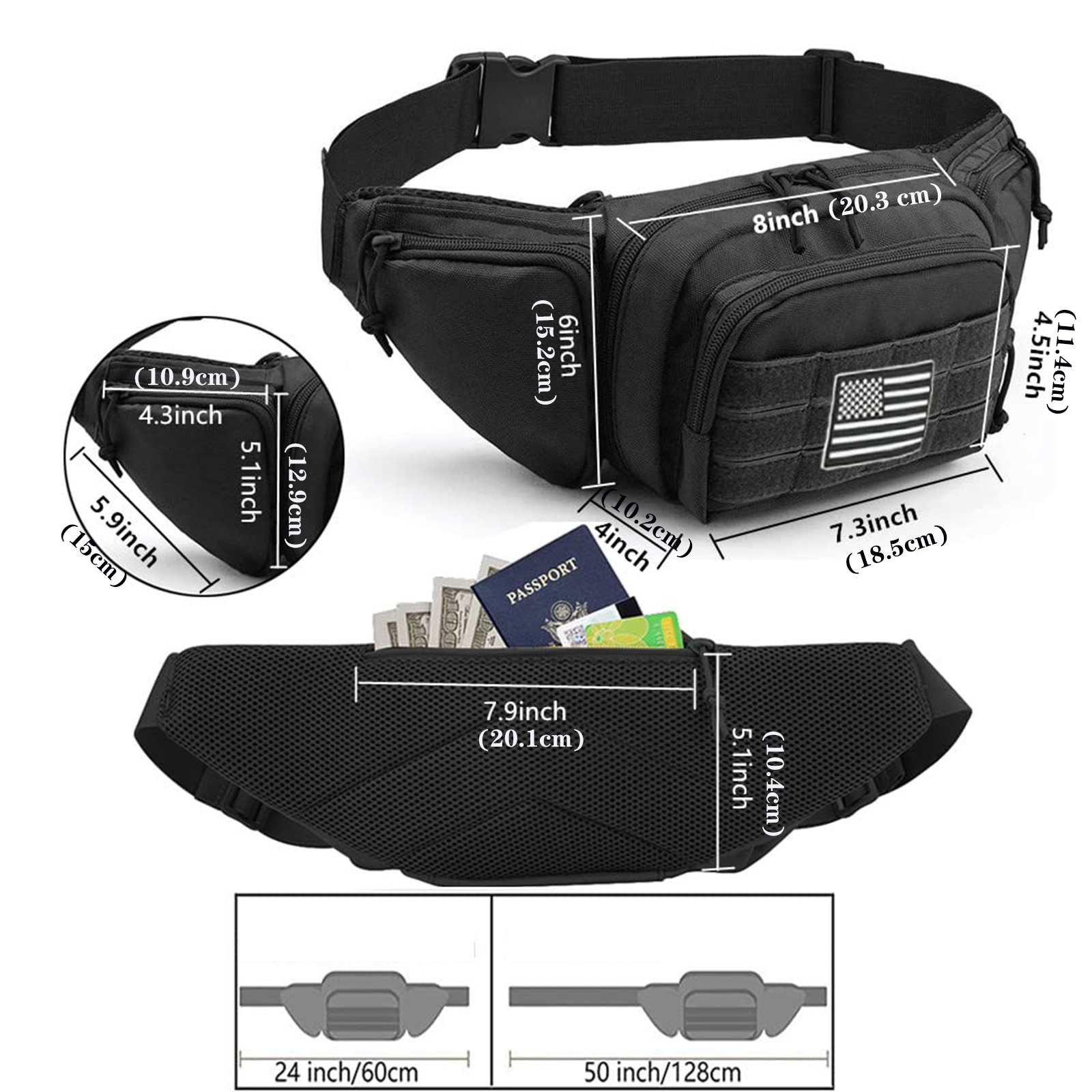 Tactical Fanny Pack Gun Holste - Edc Carry Bag For Men incelemesi ve fiyatı