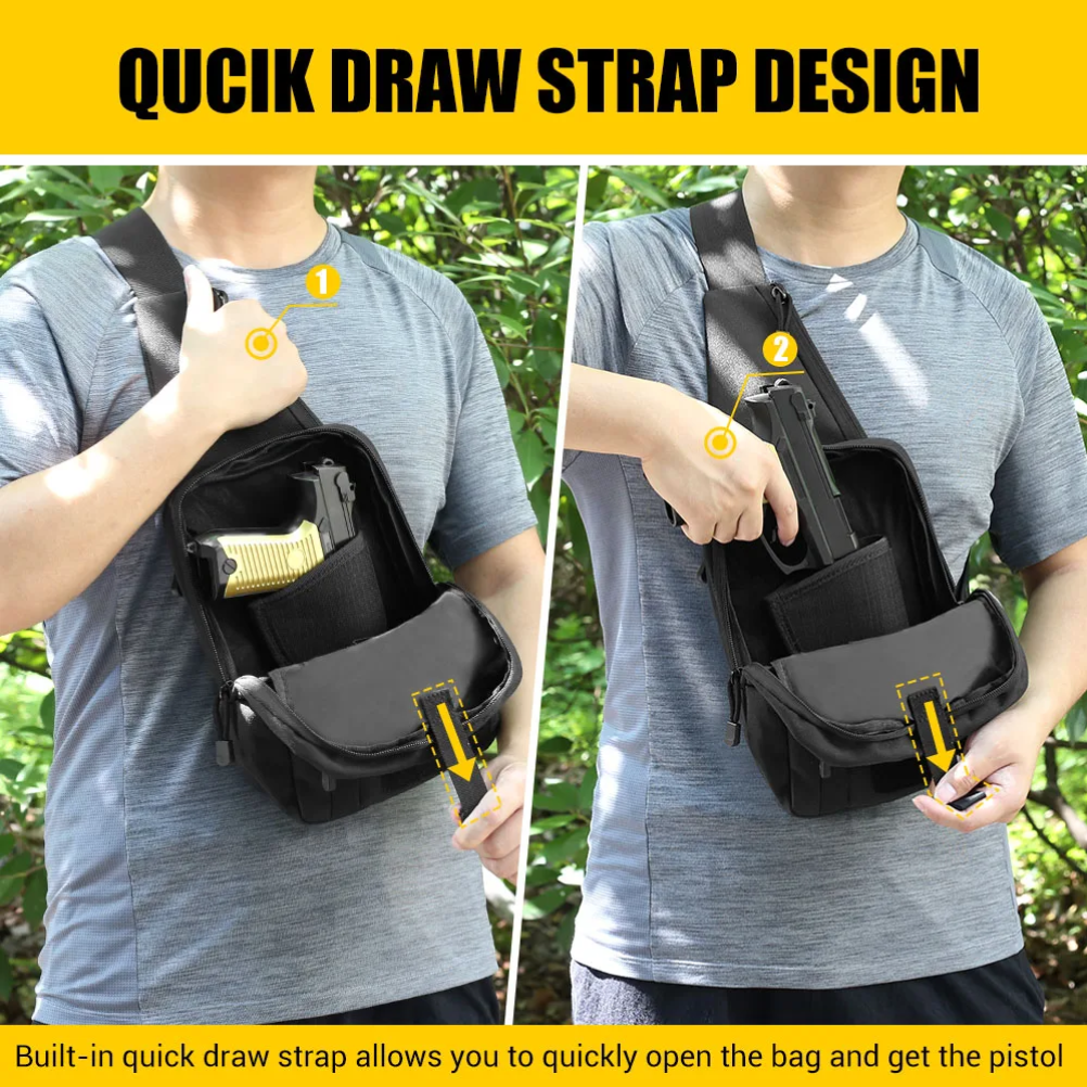 Tactical Pistol Gun Bag Concea - Edc Concealed Carry Sling Bag incelemesi ve fiyatı